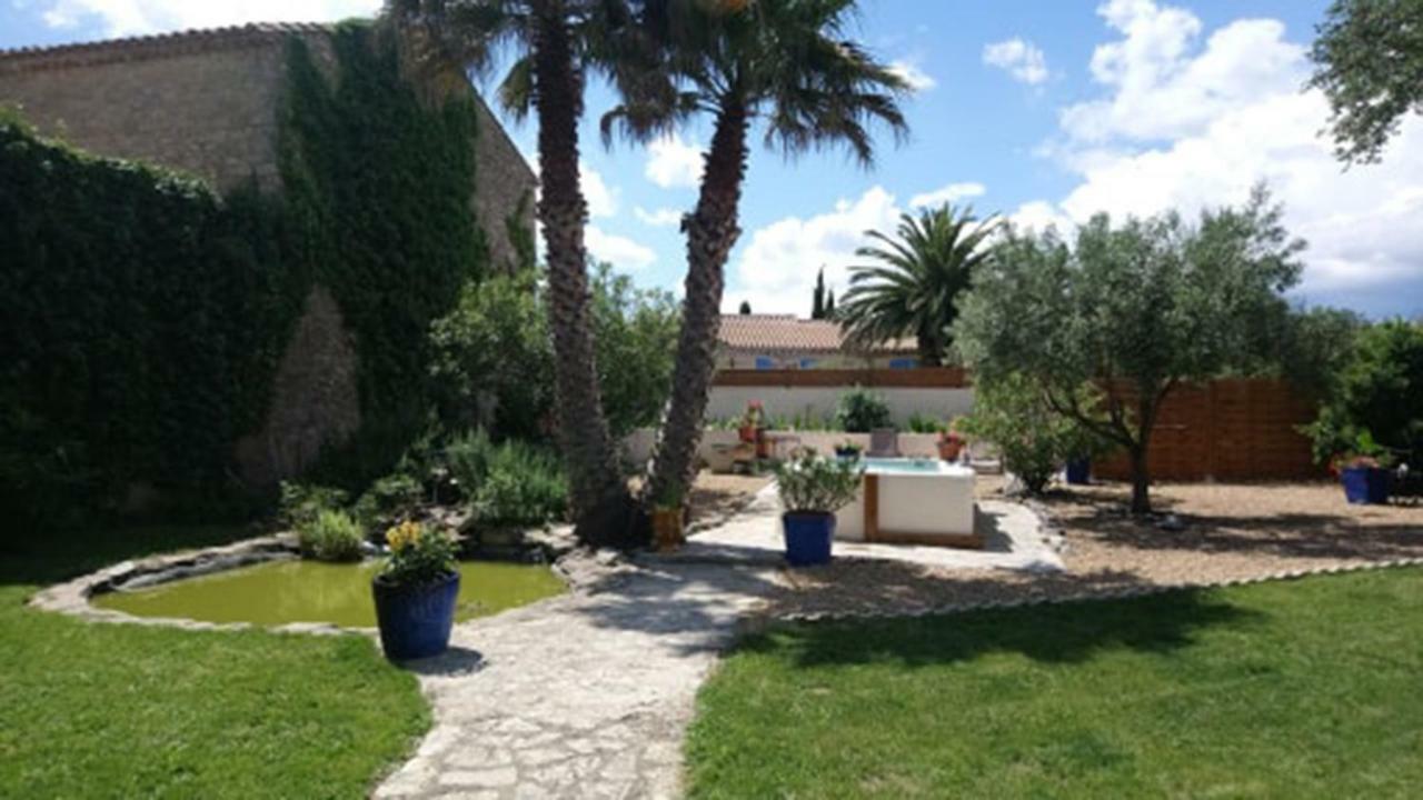 Bed and Breakfast Au Jardin D'Amphora Ginestas Екстер'єр фото