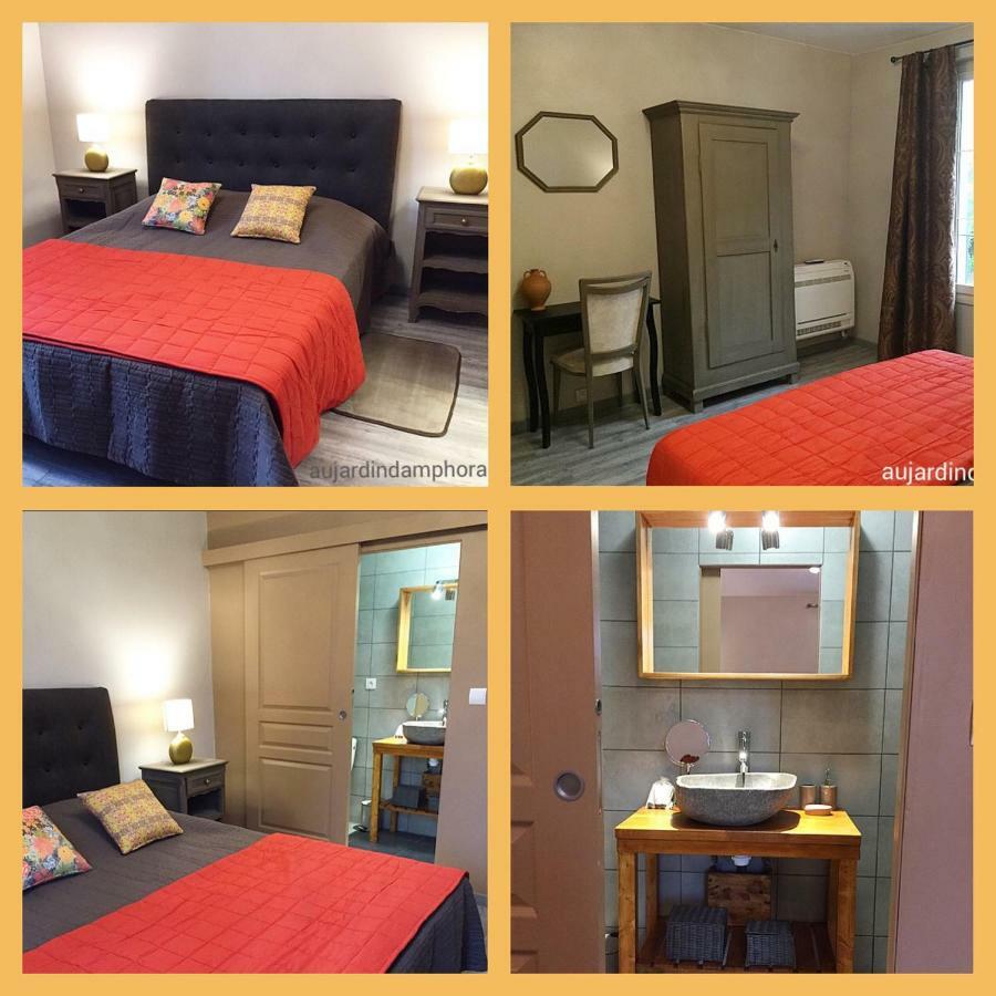 Bed and Breakfast Au Jardin D'Amphora Ginestas Екстер'єр фото